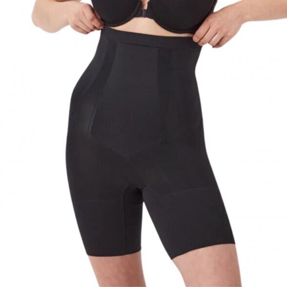 SPANX OnCore high-waisted mid-thigh shaping short, Shaping slips, shorts, Models of shapewear, Shapewear & bodyshapers, Control underwear, Underwear