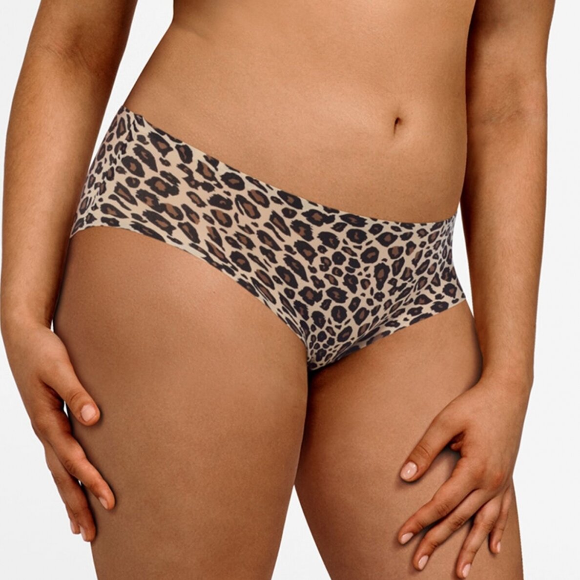 CHANTELLE Soft Stretch Hipster besiūlės kelnaitės Leopard CHANTELLE Soft Stretch Hipster besiūlės kelnaitės Leopard