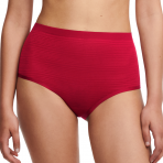CHANTELLE Soft Stretch Stripes Passion Red one size seamless full brief