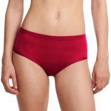 CHANTELLE Soft Stretch Stripes Passion Red Seamless Hipster briefs