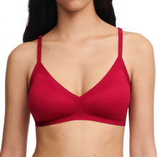 CHANTELLE Soft Stretch Stripes Passion Red bralette