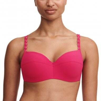 Chantelle Emblem Cybelle Pink maudymosi kostiumėlio liemenėlė su pakietinimu