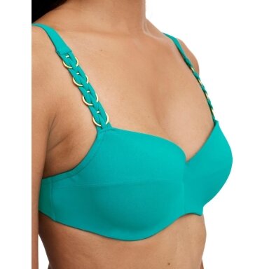Chantelle Emblem Lake Blue maudymosi kostiumėlio liemenėlė su pakietinimu