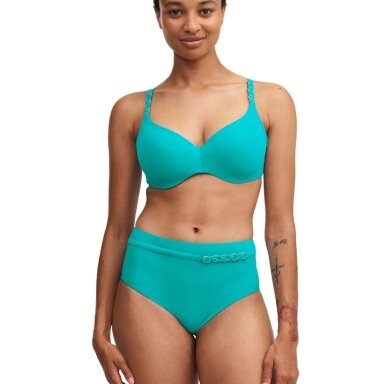Chantelle Emblem Lake Blue maudymosi kostiumėlio liemenėlė su pakietinimu