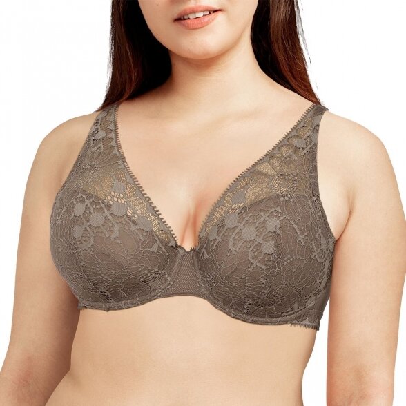 CHANTELLE Day to Night plunge spacer bra Bronzed Taupe