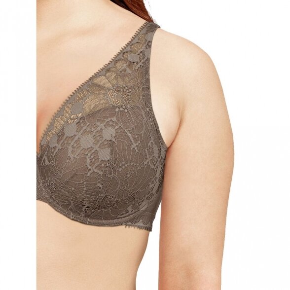 CHANTELLE Day to Night plunge spacer bra Bronzed Taupe 2