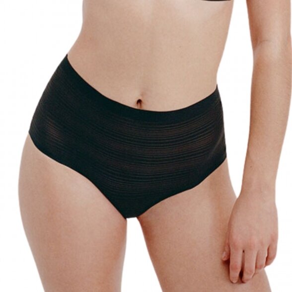 CHANTELLE Soft Stretch Stripes one size seamless full brief 2