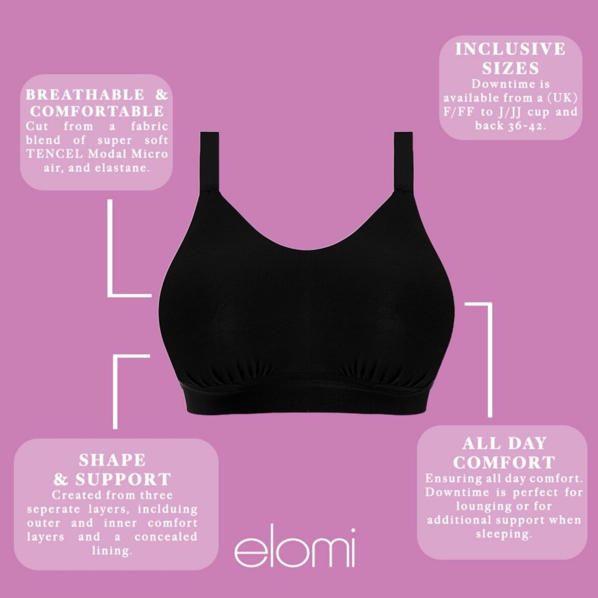 ELOMI Downtime bralette 14 ELOMI Downtime bralette 14