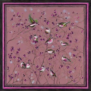 EMERALD RIVERS maža šilko skarelė Catch the Moment Dusty Antique Rose 53 × 53 cm EMERALD RIVERS maža šilko skarelė Catch the Moment Dusty Antique Rose 53 × 53 cm