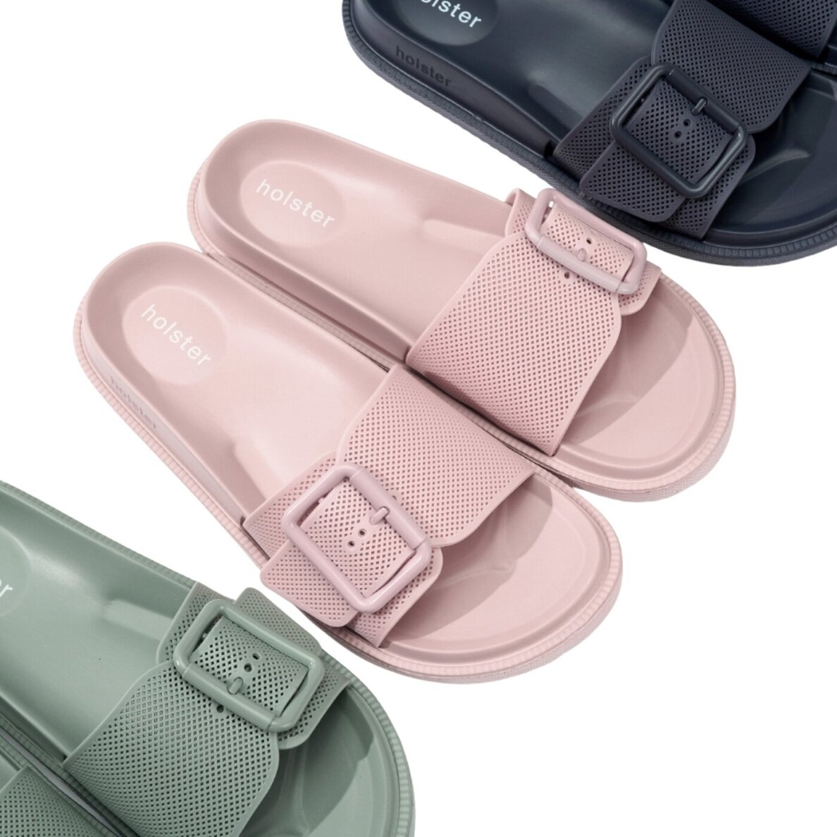 HOLSTER Laze paplūdimio šlepetės Rose 3