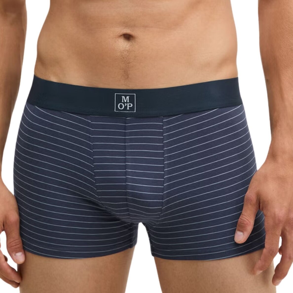 MARC O'POLO meeste trunk-aluspüksid 3 tk Odessey Stripe/Dark Navy
