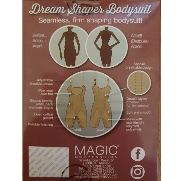 MAGIC Dream Shaper open-bust mid-thigh bodysuit 5