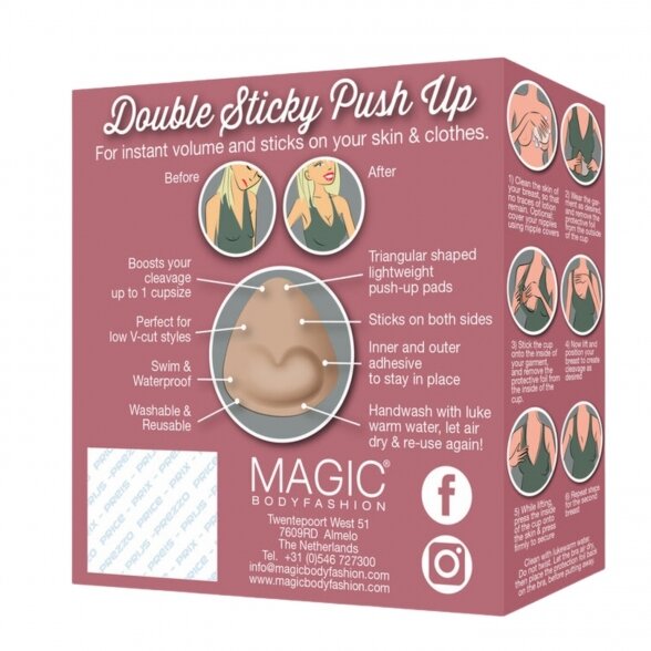MAGIC Double Sticky Push-up ieliktņi 5