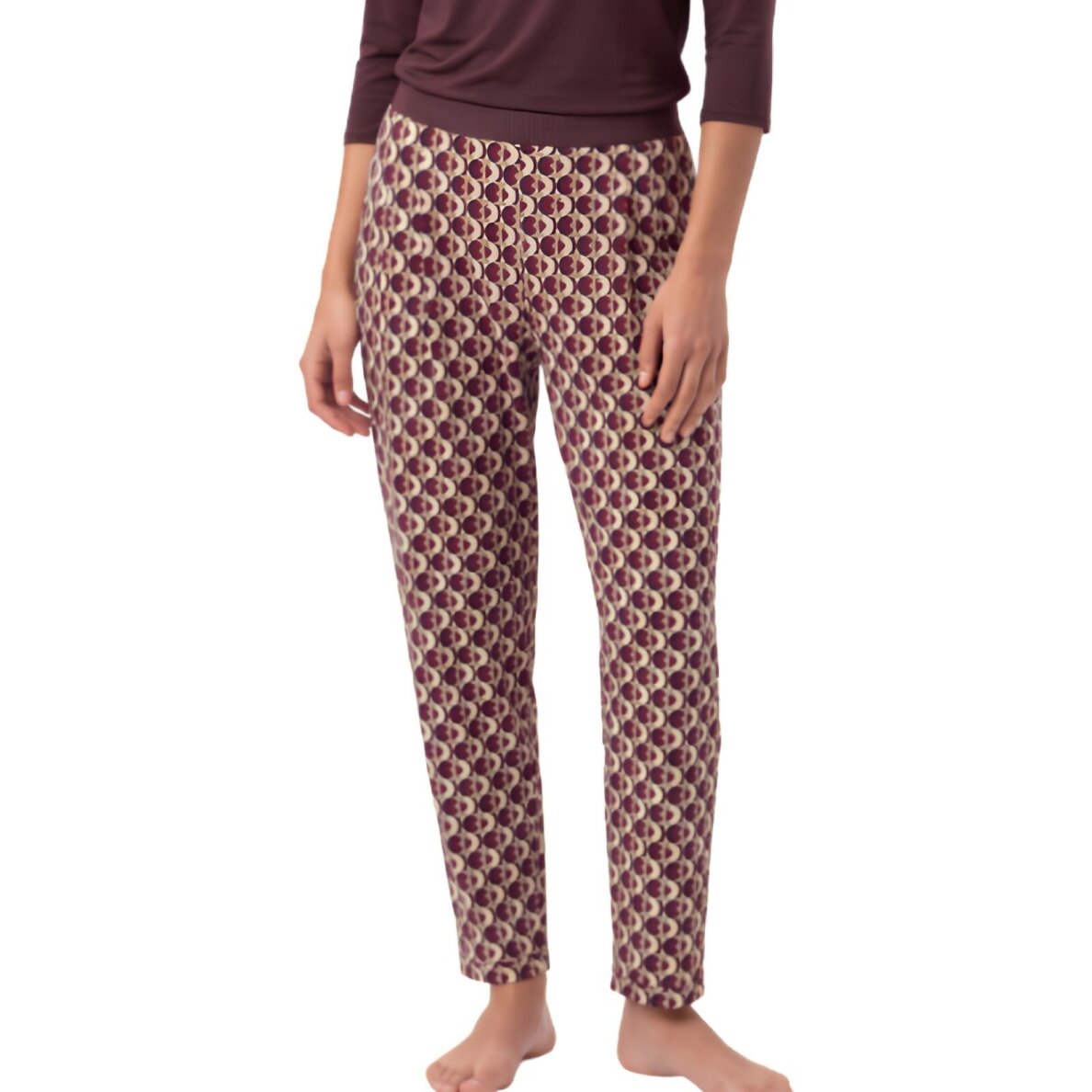 MEY pižaminės kelnės Hot Maroon