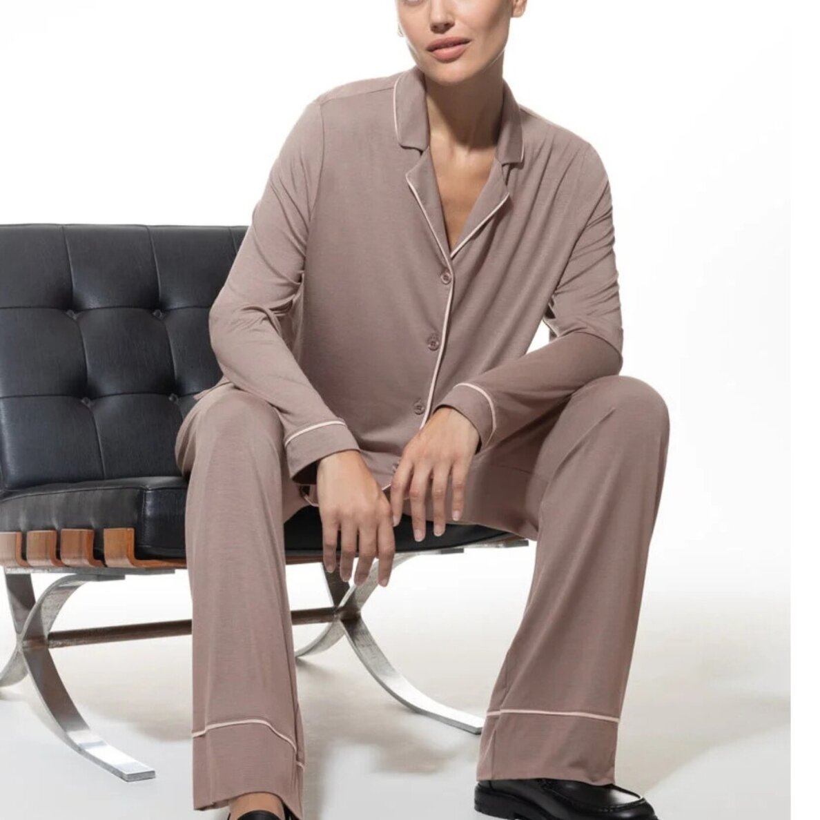 MEY Pure Chic moteriška pižama Milk’n Coffee