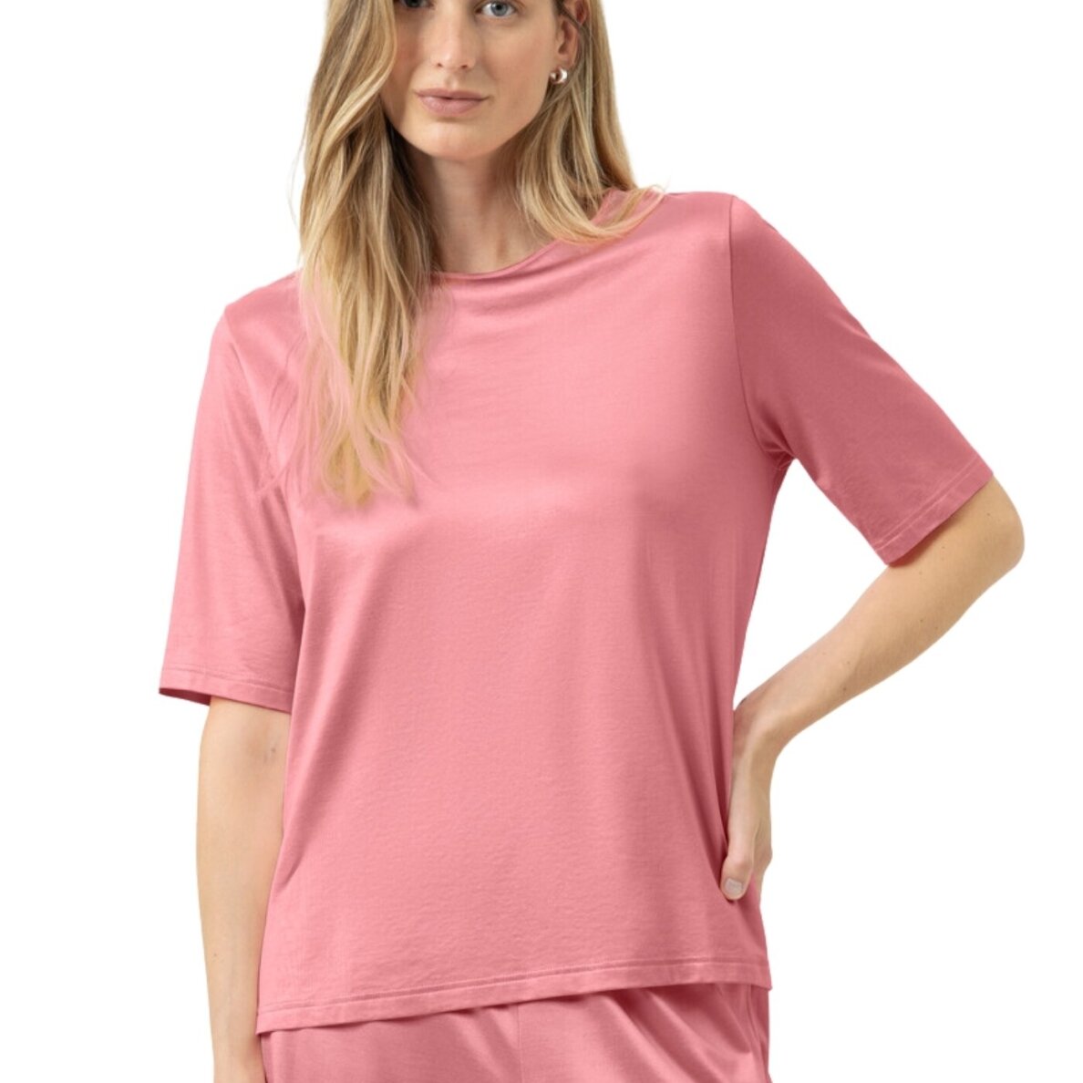 MEY Pure Shine short sleeve shirt Pink Nectar MEY Pure Shine short sleeve shirt Pink Nectar