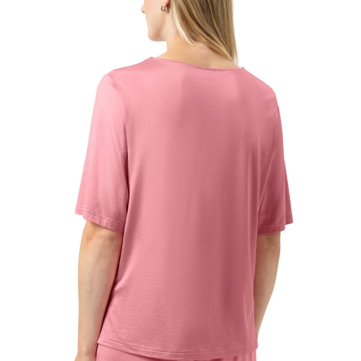 MEY Pure Shine short sleeve shirt Pink Nectar 1