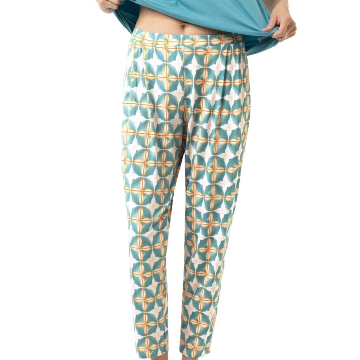 MEY Tile Dream Ankle Cut pyjama trousers MEY Tile Dream Ankle Cut pyjama trousers
