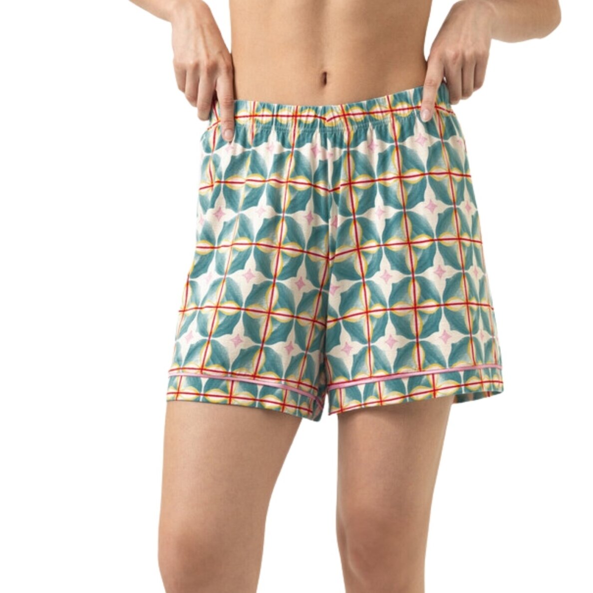 MEY Tile Dream pajama shorts MEY Tile Dream pajama shorts