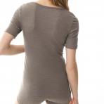 MEY Wool Love sieviešu vilnas un zīda T-krekls ar īsām piedurknēm