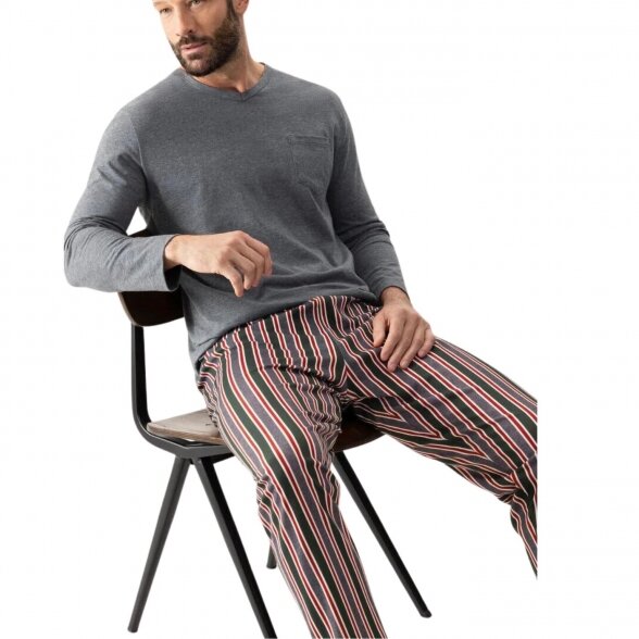 MEY Melange Striped vyriška pižama 1