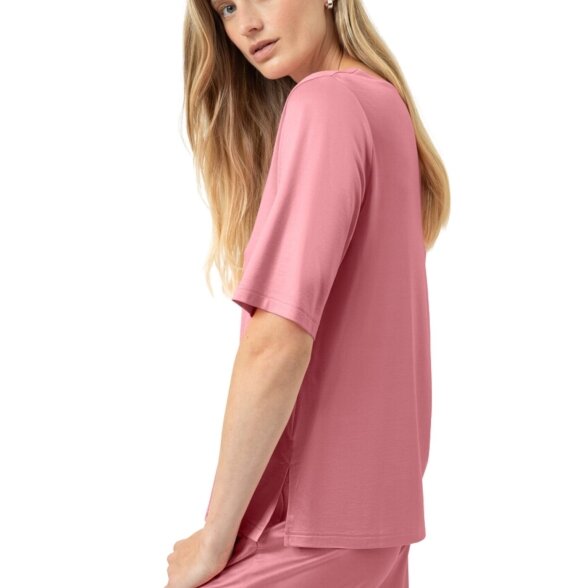 MEY Pure Shine short sleeve shirt Pink Nectar 2 MEY Pure Shine short sleeve shirt Pink Nectar 2