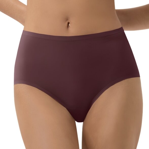 MEY Simply Better Invisibles aukšto juosmens modalo kelnaitės Hot Maroon