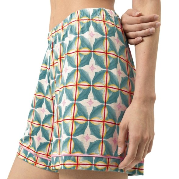 MEY Tile Dream pajama shorts 2 MEY Tile Dream pajama shorts 2