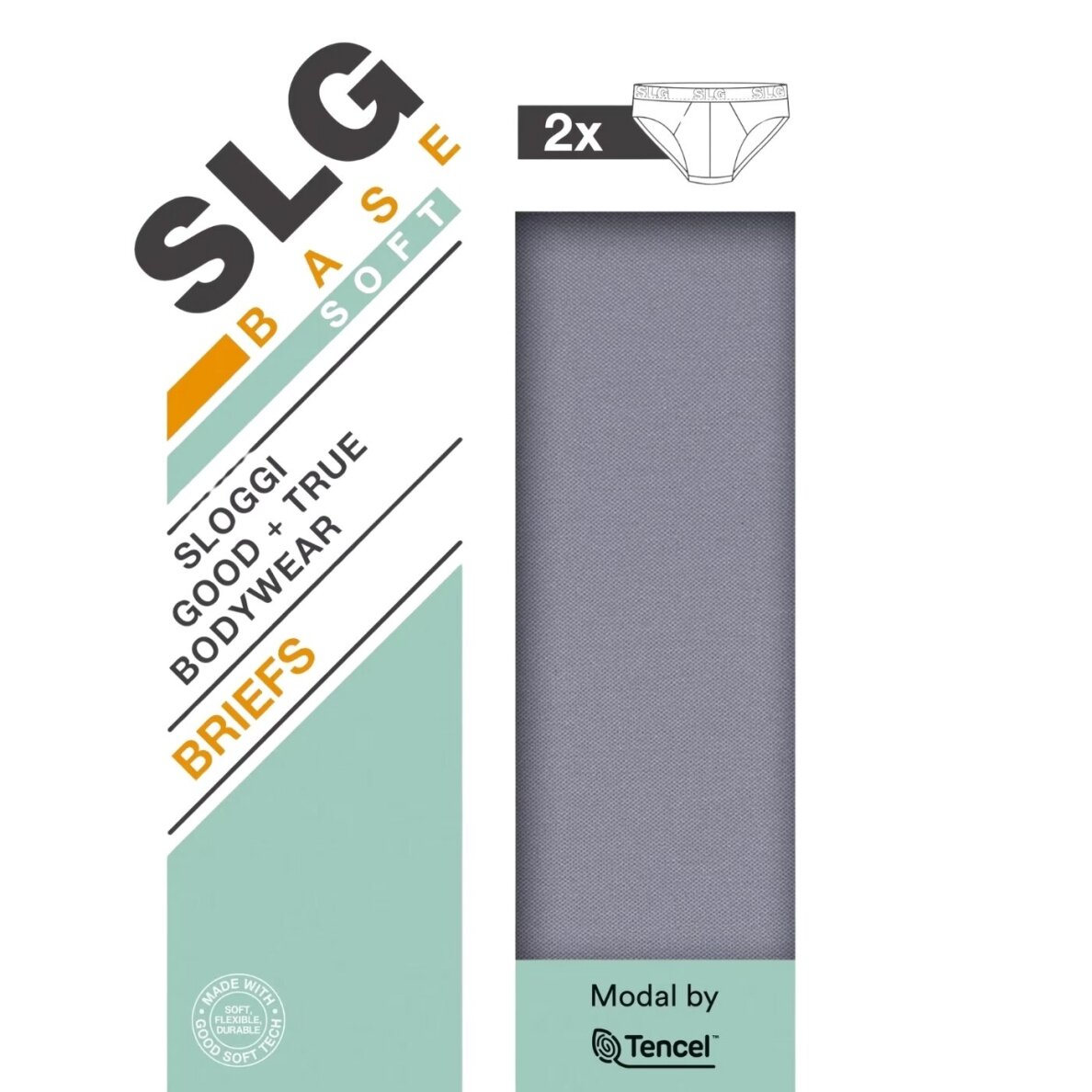 SLOGGI SLG Base Soft Brief мужские трусы, комплект 2 шт. 4