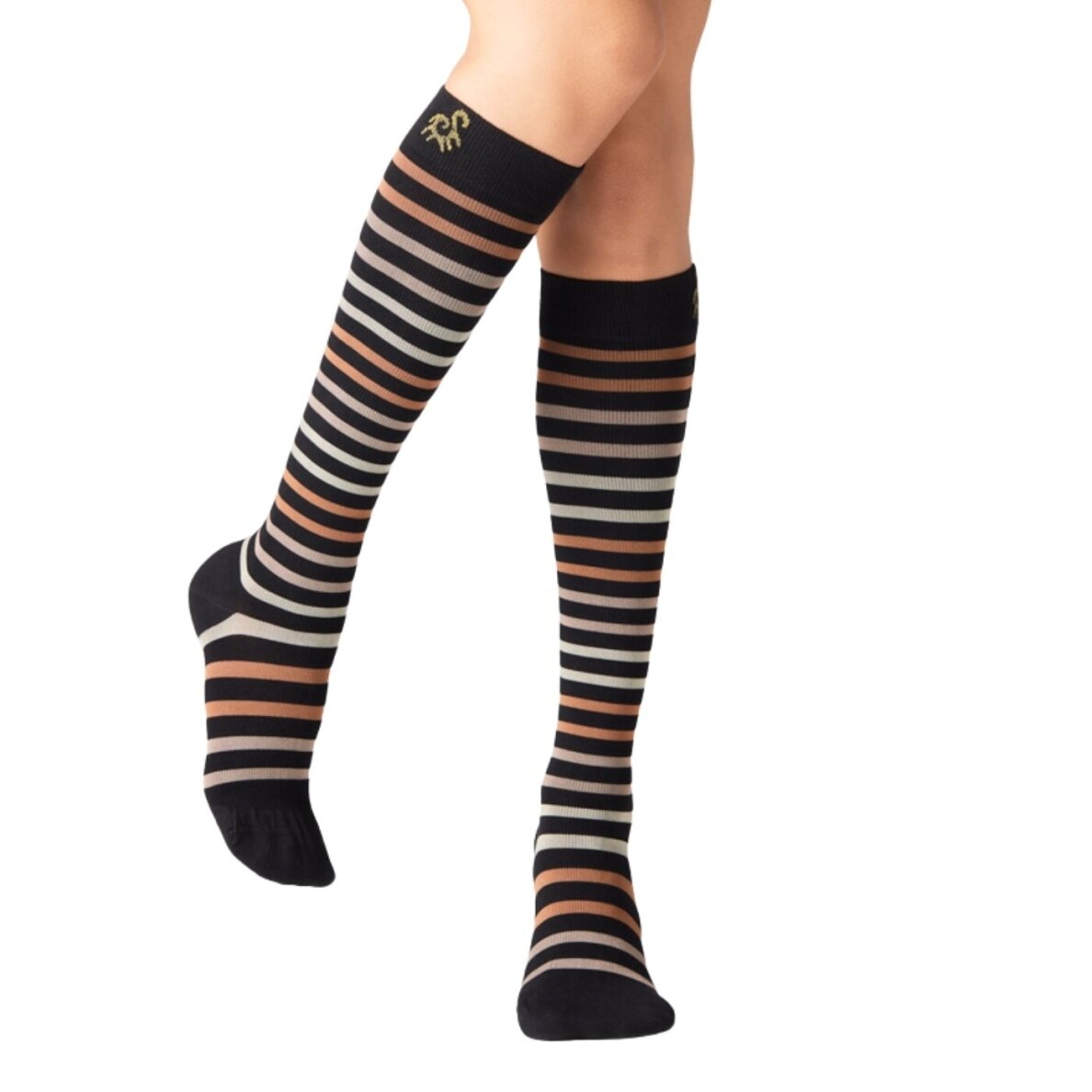 SOLIDEA Bamboo Stripe Game Perseo kompresinės kojinės iki kelių 1 SOLIDEA Bamboo Stripe Game Perseo kompresinės kojinės iki kelių 1