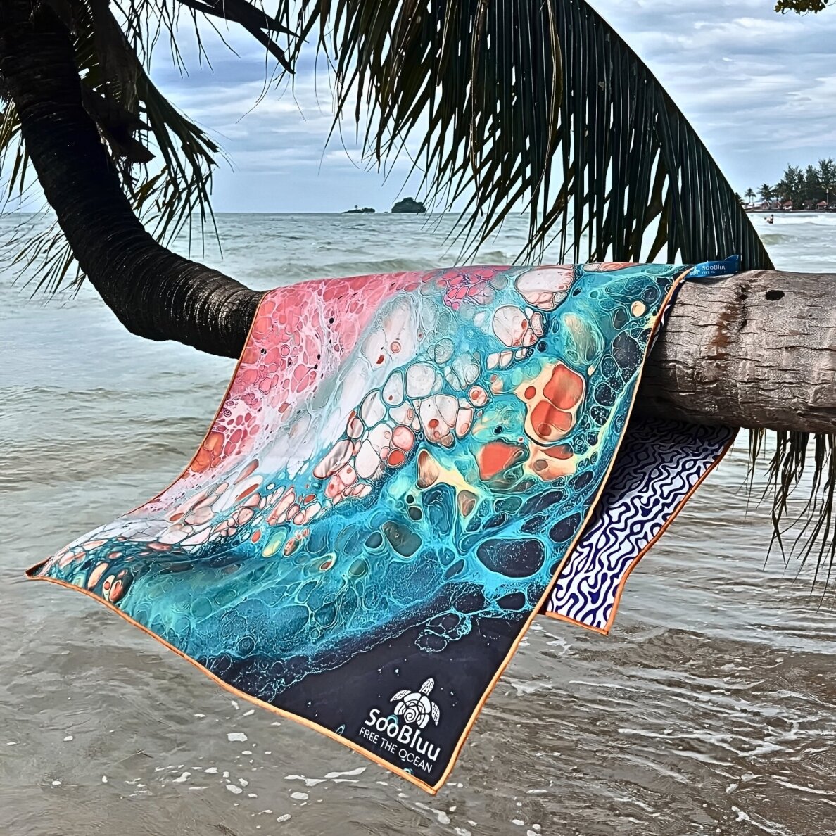 SooBluu Lamu paplūdimio / kelioninis rankšluostis 100X160 2 SooBluu Lamu paplūdimio / kelioninis rankšluostis 100X160 2