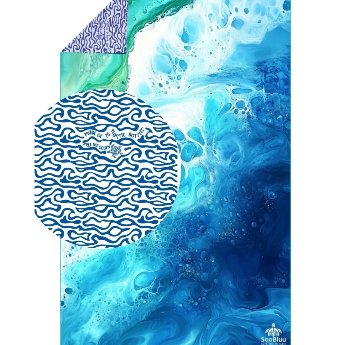SooBluu Watamu paplūdimio / kelioninis rankšluostis 100X160 1 SooBluu Watamu paplūdimio / kelioninis rankšluostis 100X160 1