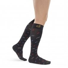 SOLIDEA Bamboo Music compression knee highs