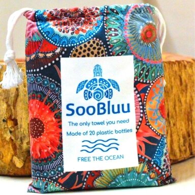 SooBluu Anemon paplūdimio / kelioninis rankšluostis 100X160 SooBluu Anemon paplūdimio / kelioninis rankšluostis 100X160