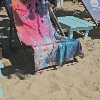 SooBluu Lamu paplūdimio / kelioninis rankšluostis 100X160