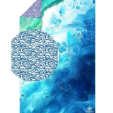 SooBluu Watamu paplūdimio / kelioninis rankšluostis 100X160