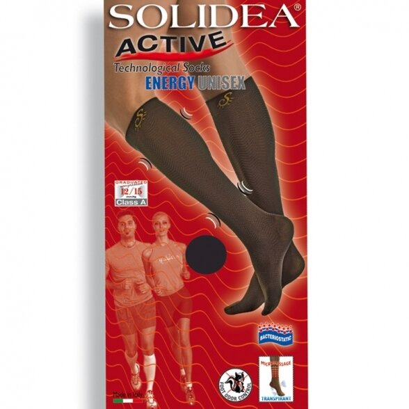 SOLIDEA Active Energy sport compression knee-highs 1