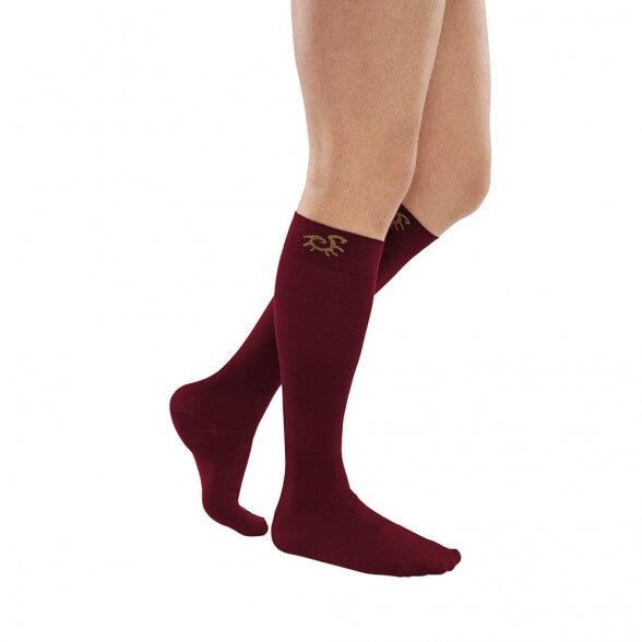 SOLIDEA Bamboo Opera compression knee highs 3