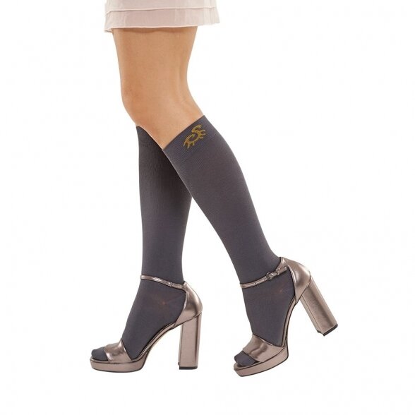 SOLIDEA Bamboo Opera compression knee highs 6