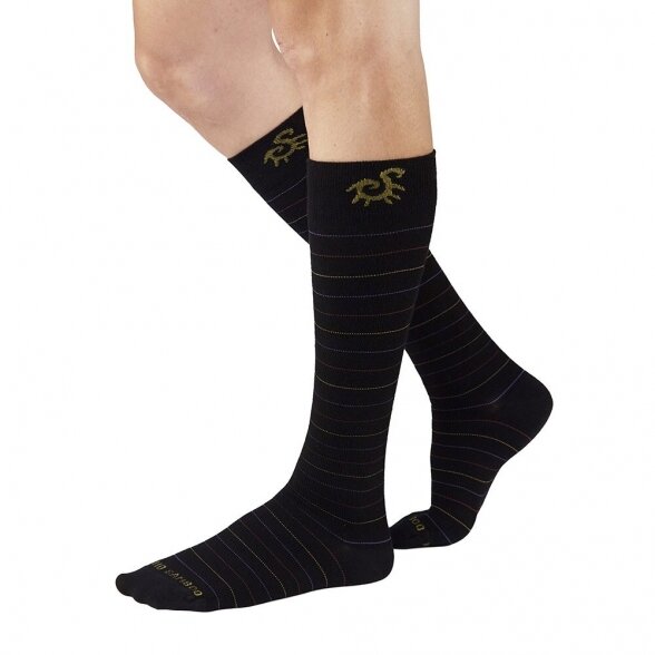 SOLIDEA Merino&Bamboo Funny compression knee highs 1