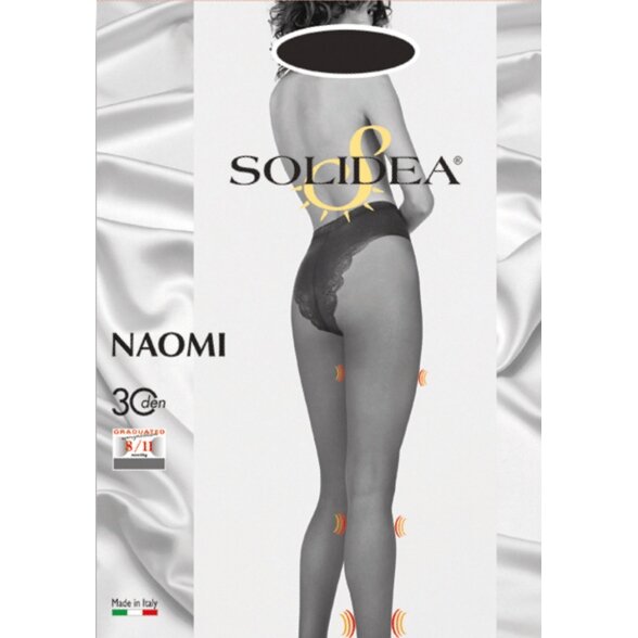 SOLIDEA Naomi 30 sheer kompresinės pėdkelnės 2