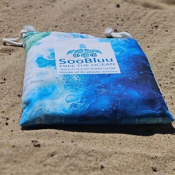 SooBluu Watamu paplūdimio / kelioninis rankšluostis 100X160 3 SooBluu Watamu paplūdimio / kelioninis rankšluostis 100X160 3