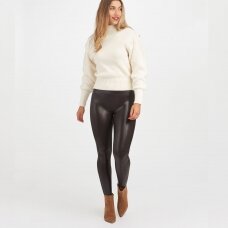 SPANX Faux Leather Croc shaping leggings