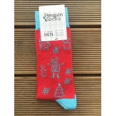 Весёлое Рождество - Красные носки для мужчин
